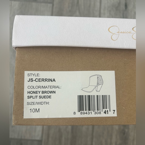 🫶🏽 Like new! Gorgeous Jessica Simpson Cirrena Suede Ankle Booties Size 10 😻 - Picture 3 of 8